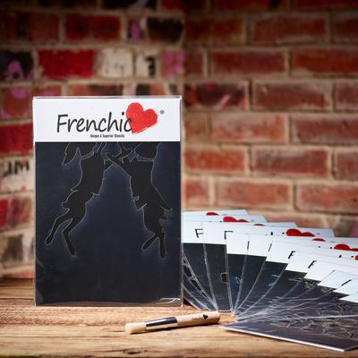 Frenchic Boxing Hares Stencil