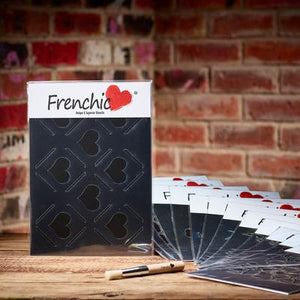 Frenchic Diamond Hearts Stencil