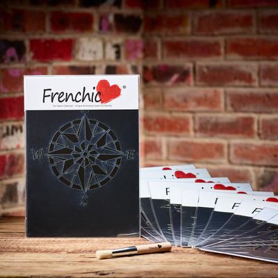 Frenchic Compass Point Stencil