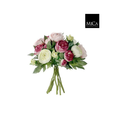 Artificial Ranunculus Pink Bouquet