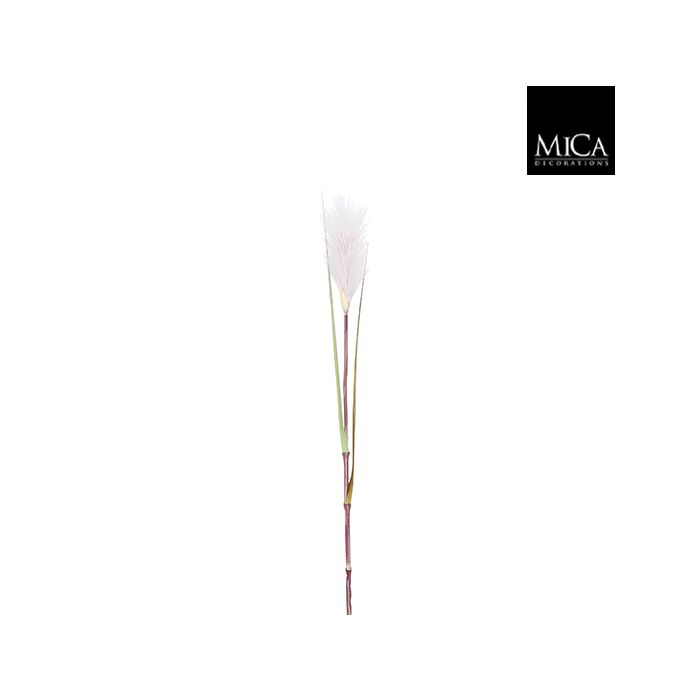 Artificial Plume Grass in White