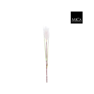 Artificial Plume Grass in White