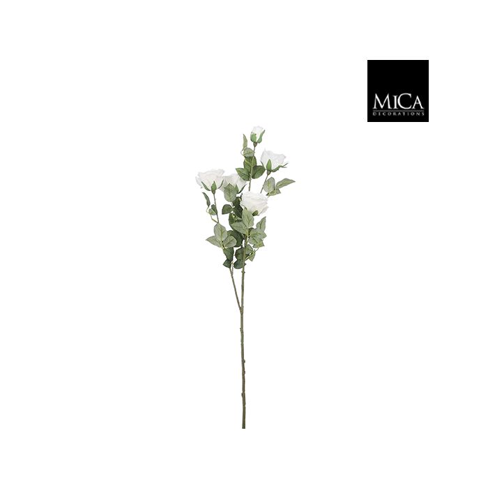 Artificial Spray of Cream Roses