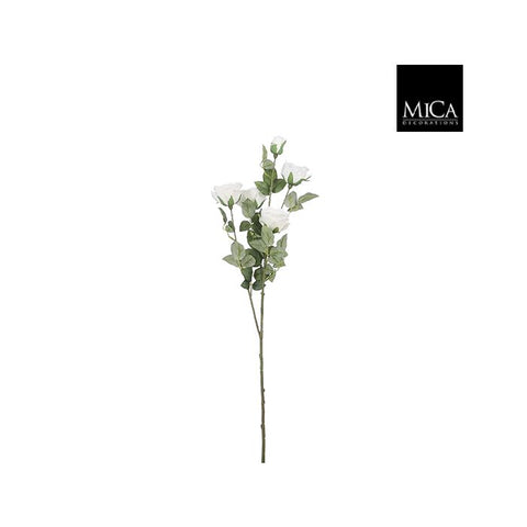 Artificial Spray of Cream Roses