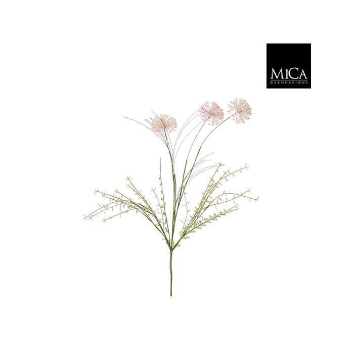 Artificial Dried-Look Allium Pink