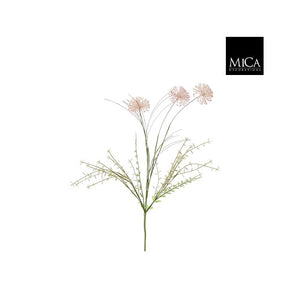 Artificial Dried-Look Allium Pink