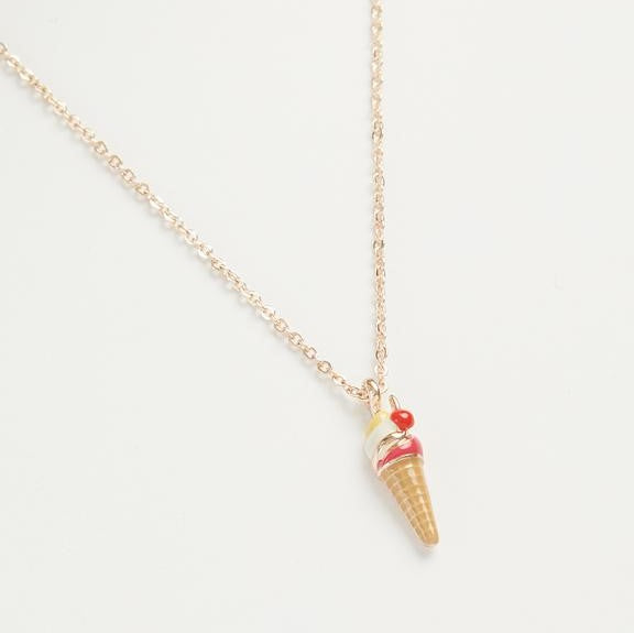 Enamel Ice Cream Short Necklace
