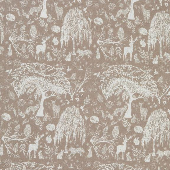Woodland Life Twill Scarf in Mink