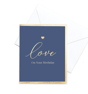Love on Your Birthday Card