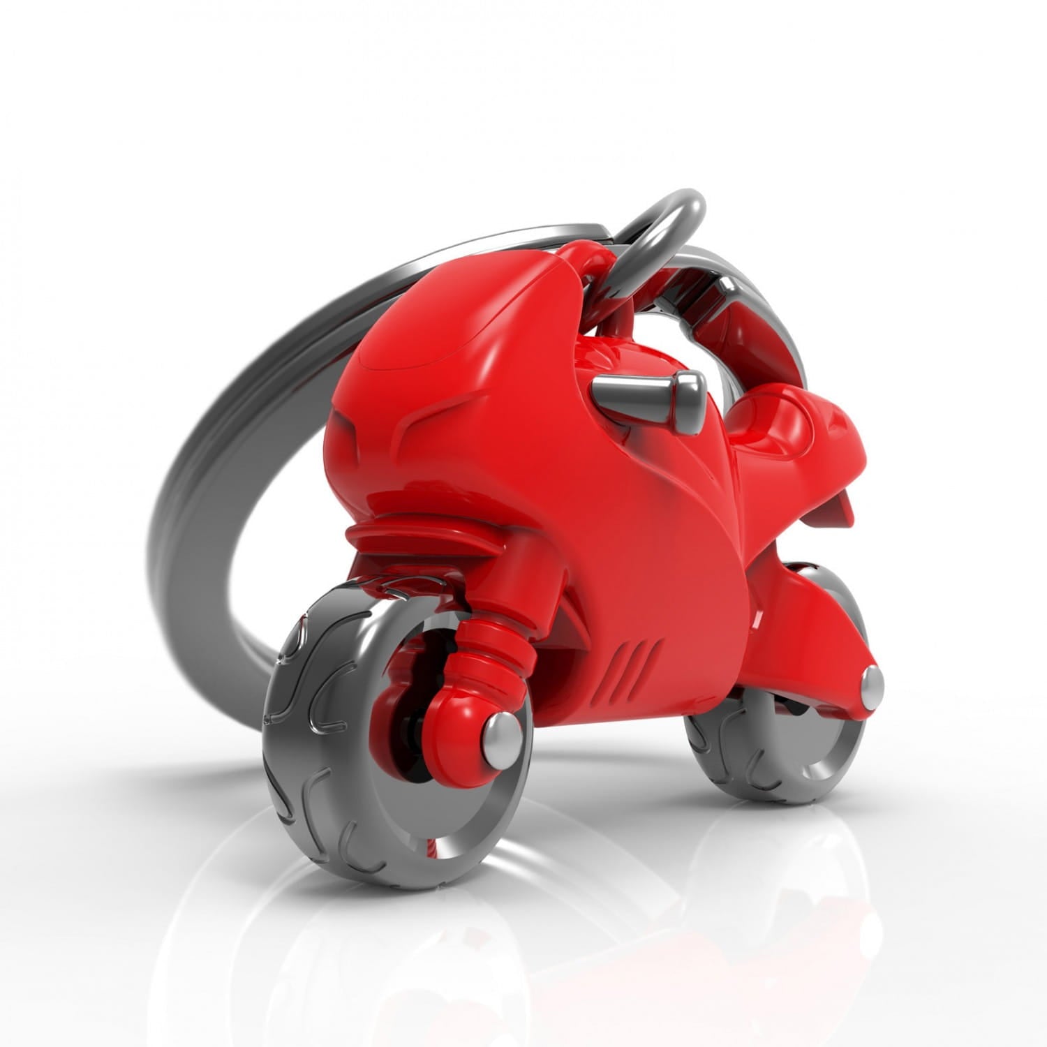 METALMORPHOSE RED MOTORCYCLE KEYRING