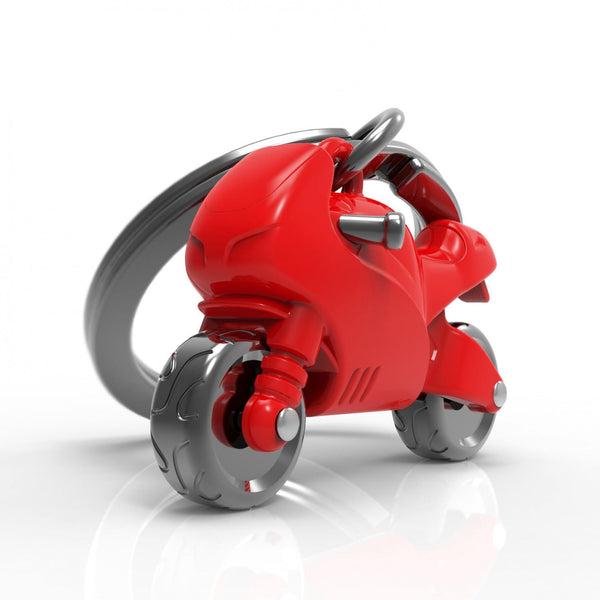 METALMORPHOSE RED MOTORCYCLE KEYRING