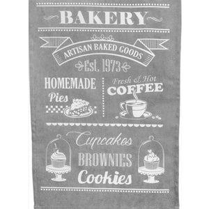 Grey Bakery Tea Towel