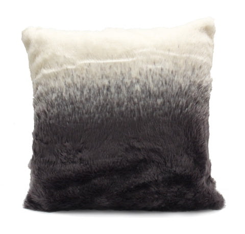 Ombre Faux Fur Cushion