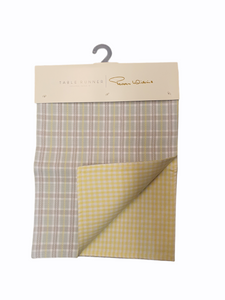 Leon Reversible Checked Table Runner