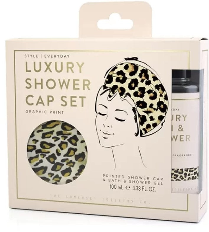 Luxury Shower Cap Set Pina Colada