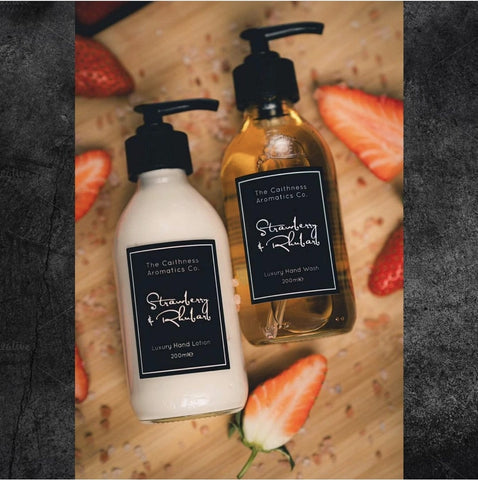 Strawberry & Rhubarb Luxury Hand Lotion