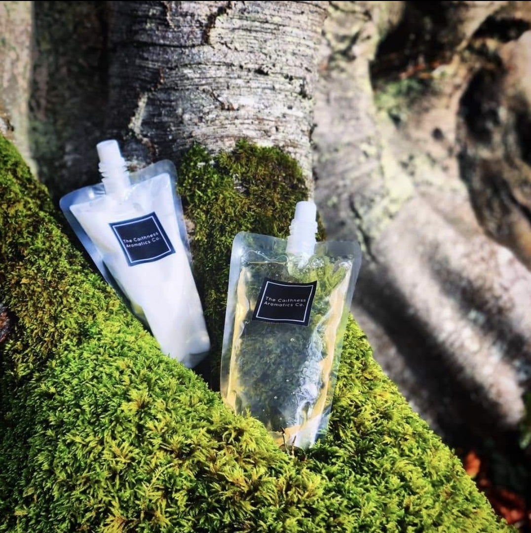 Caithness Aromatics hand soap and lotion refills
