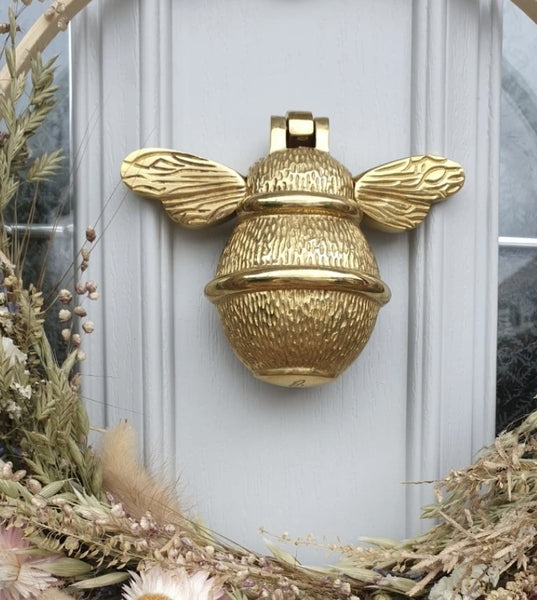 Brass Bee Door Knocker