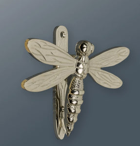 Dragonfly Door Knocker - Nickel Finish