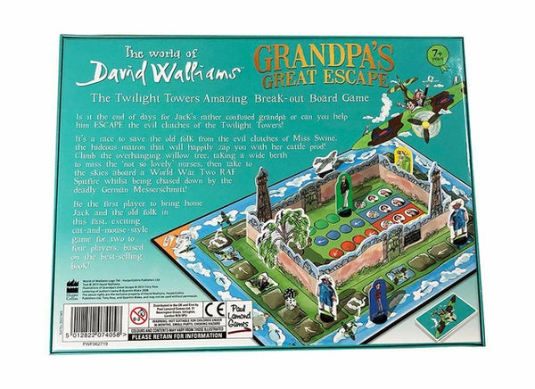 The World of David Walliams Grampa's Great Escape Board Game