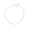 Freshwater Pearl Trio Cluster Chocker Necklace in 18K Gold Plate