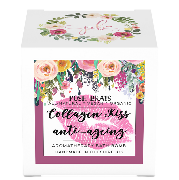 Collagen Kiss Anti-Ageing Aromatherapy Bath Bomb