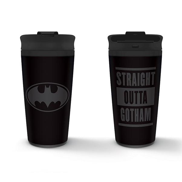 Batman Metal Travel Mug Straight Outta Gotham